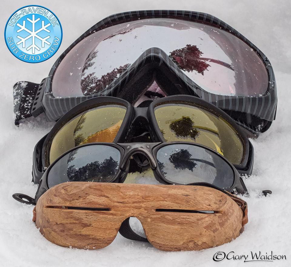 Snow Goggles - Ice Raven - Sub Zero Adventure - Copyright Gary Waidson, All rights reserved.