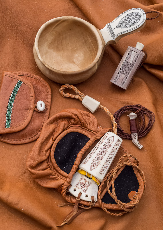 Jokkmokk Market Purchases - Ice Raven - Sub Zero Adventure - Copyright Gary Waidson, All rights reserved.