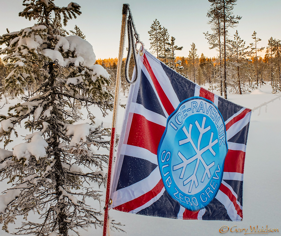 Hoar Frost - Ice Raven - Sub Zero Adventure - Copyright Gary Waidson, All rights reserved.