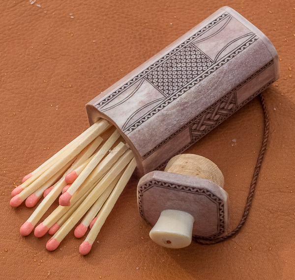 Saami Match Case by Per Erik Nilsson - Ice Raven - Sub Zero Adventure - Copyright Gary Waidson, All rights reserved. 